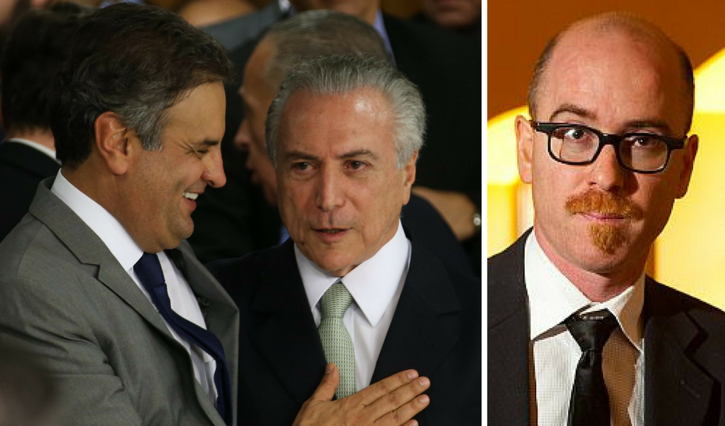 Safatle aponta o escárnio: país com Lula condenado, Temer presidente e Aécio senador
