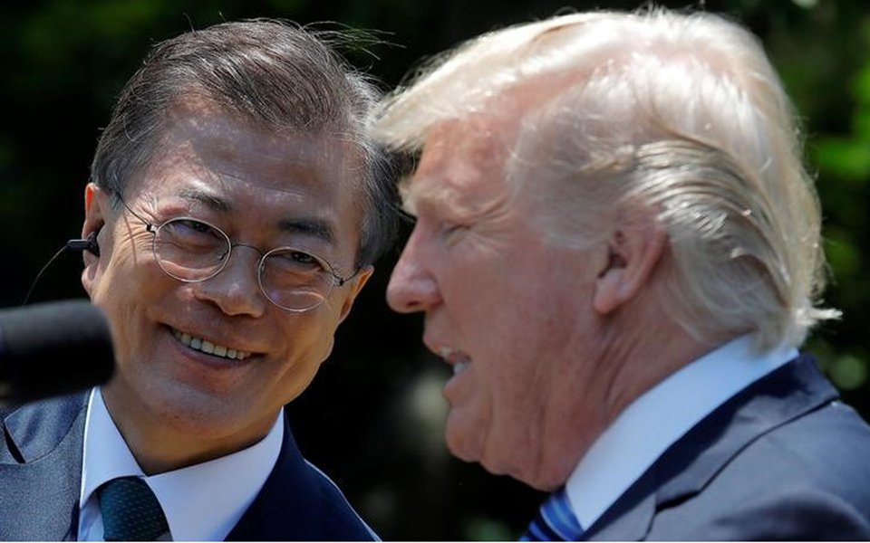 Reunião entre Coreias e Estados Unidos é possível, diz presidente da Coreia do Sul