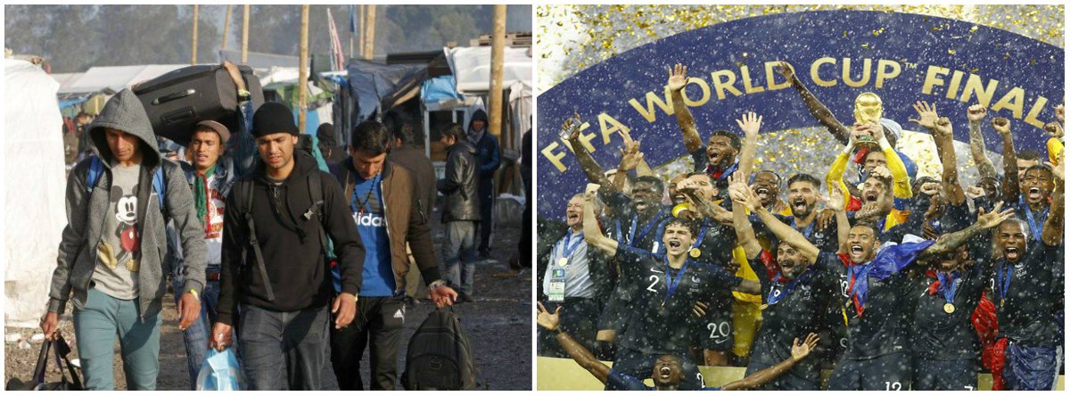 Os grandes vitoriosos da Copa são os refugiados