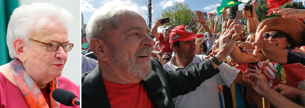 Erundina: enquanto bandidos estão soltos, Lula está preso