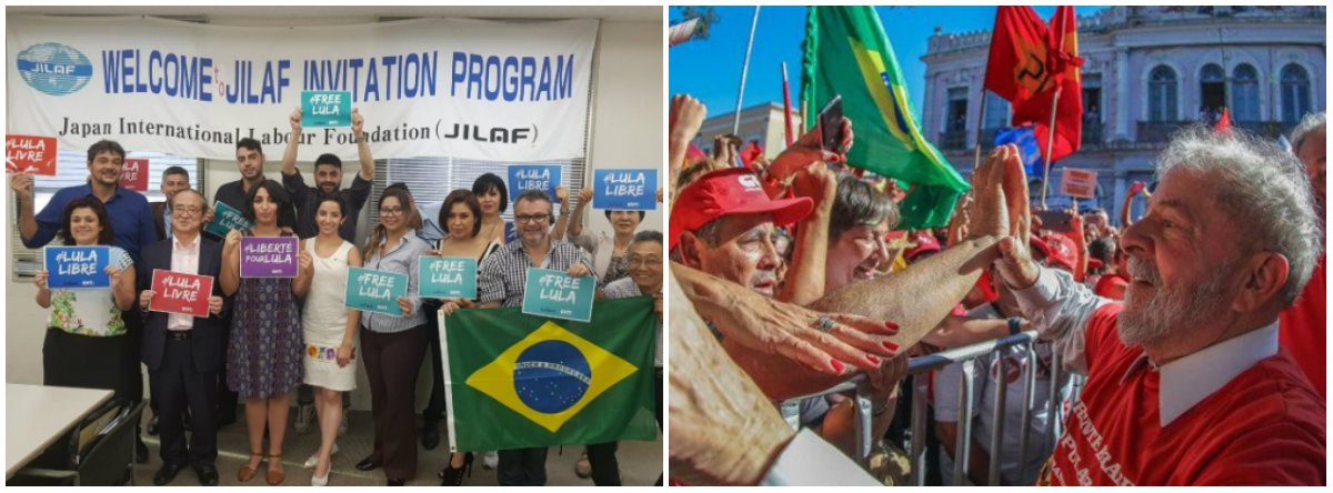 No Japão, sindicalistas da CUT denunciam prisão política de Lula
