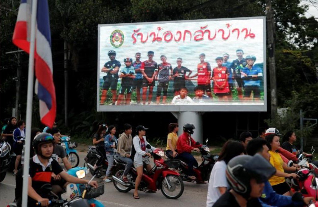 Após resgate de meninos tailandeses, Hollywood se prepara para o filme