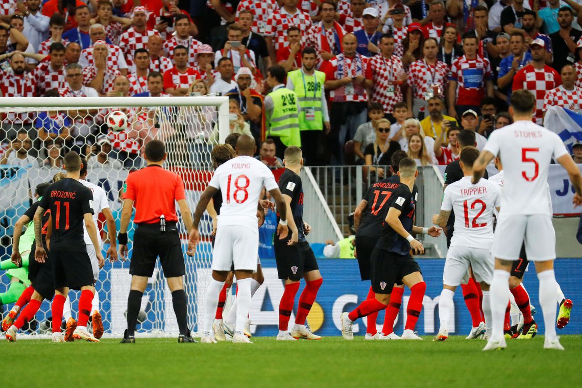 Em partida épica, Croácia bate Inglaterra e faz sua primeira final