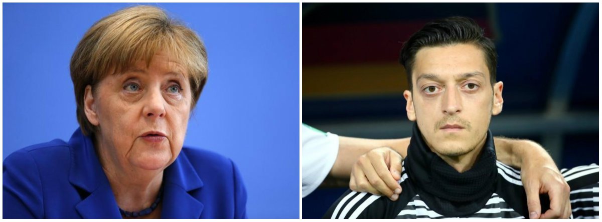 Angela Merkel homenageia Özil e diz que respeita aposentadoria da seleção