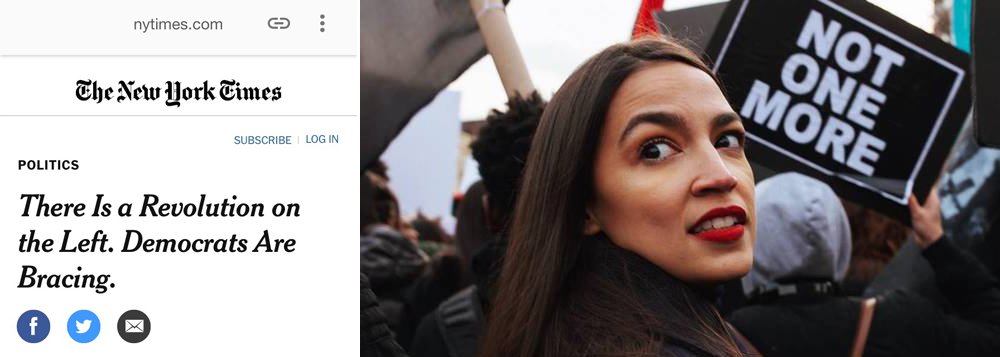NYT: jovens estão empurrando Partido Democrata para a esquerda