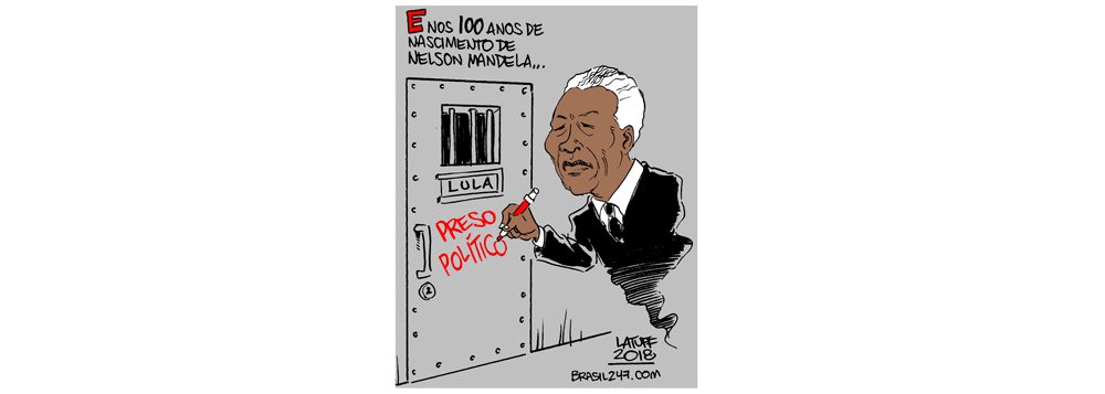 Latuff, os 100 anos de Mandela e a prisão política de Lula