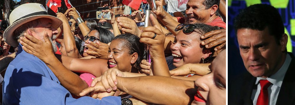 Pesquisa Ipsos: Lula já é mais aprovado e menos rejeitado do que Moro