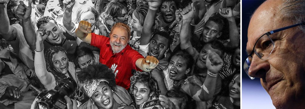 CNT/MDA: Lula também lidera em São Paulo e Alckmin patina