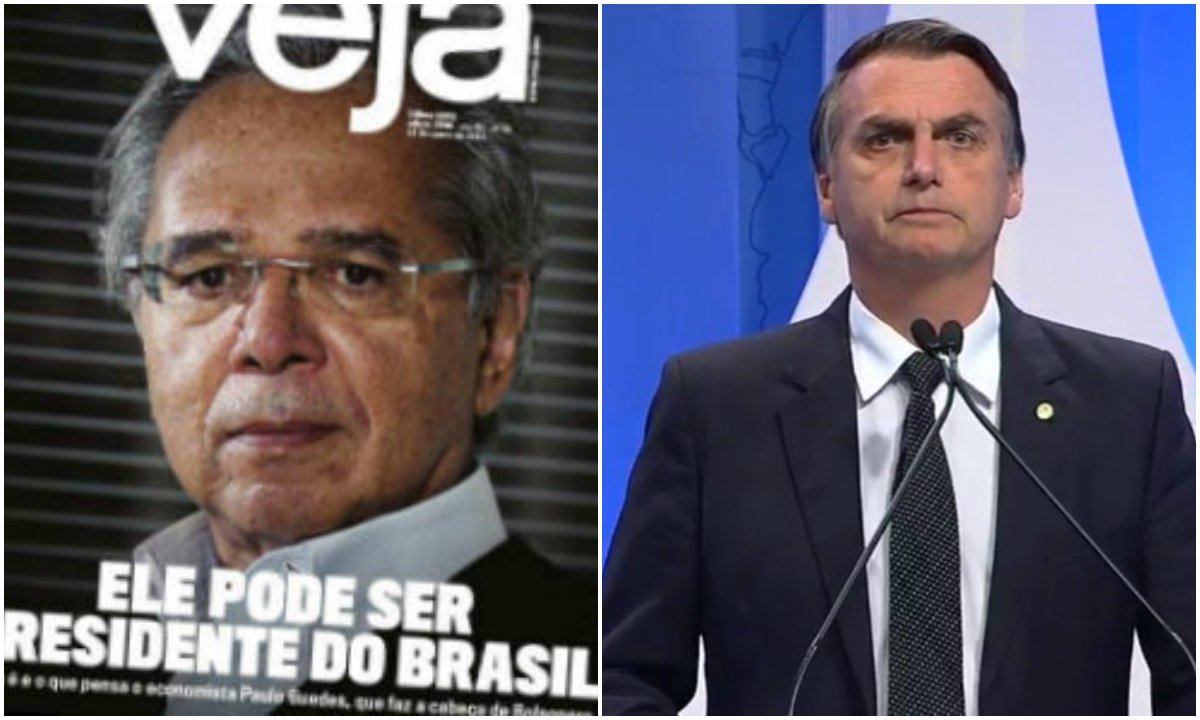 A sinceridade da Veja: Guedes governará o dinheiro, Bolsonaro, a polícia