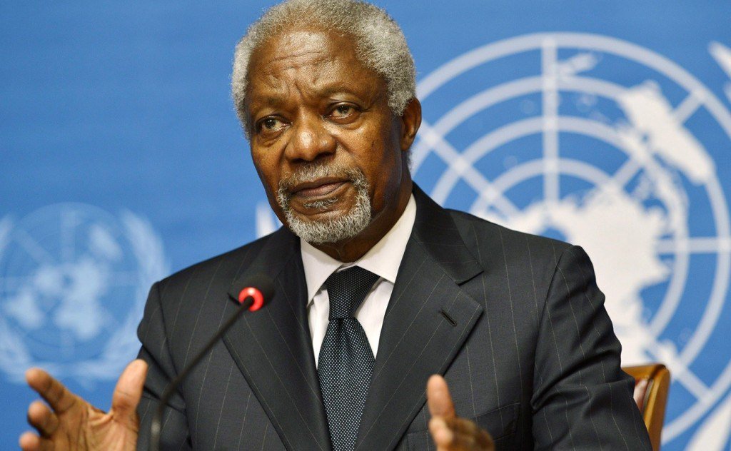 Morre ex-secretário-geral da ONU Kofi Annan
