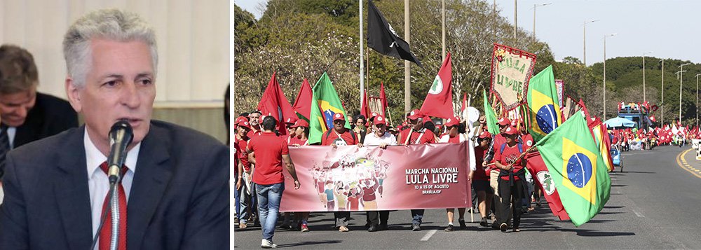Rogério Correia: as pessoas marcham porque Lula é inocente