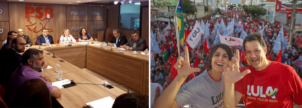 Partidos lançam frente de apoio à candidatura de Haddad