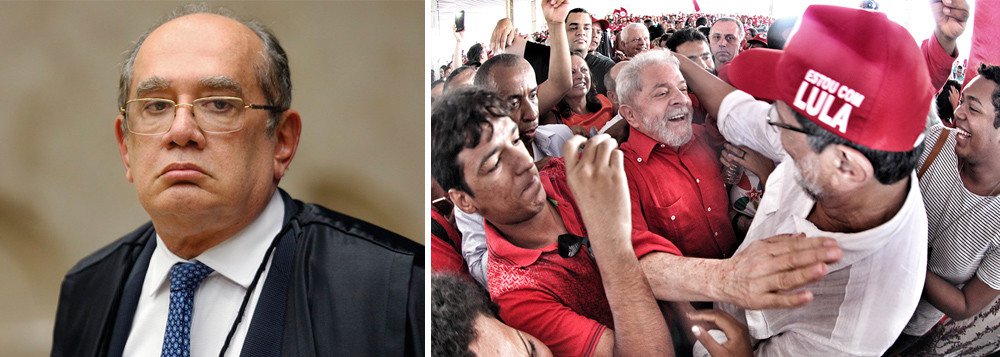 Lula: até Gilmar já vê perseguição política