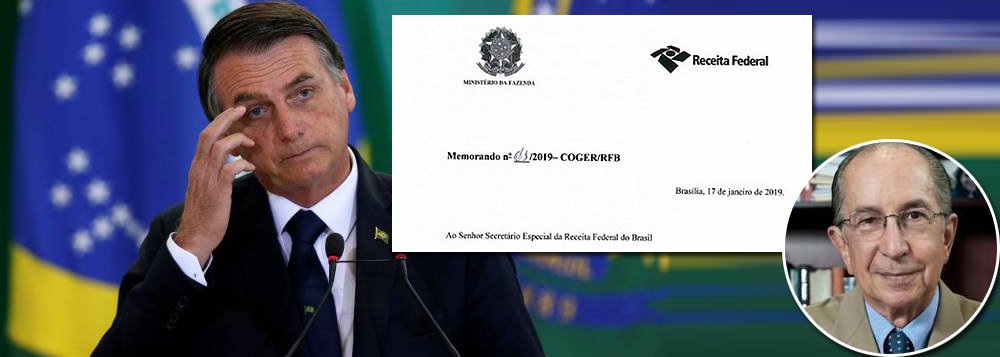 Corregedor da Receita alerta: Bolsonaro desmonta sistema de combate à corrupção