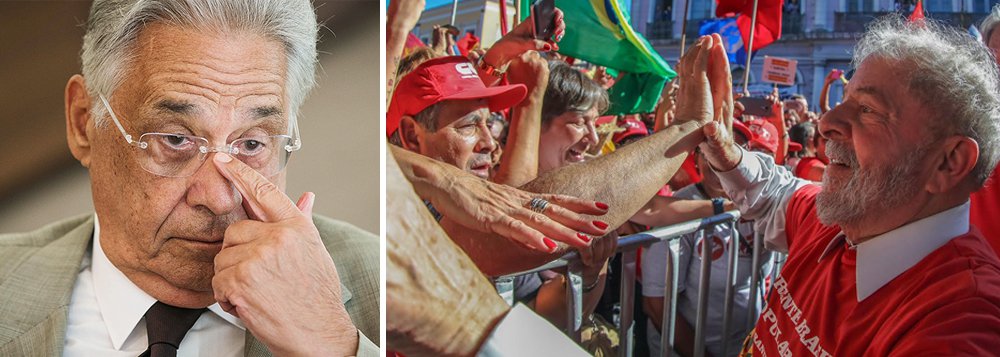Articulador do golpe e com apê em Paris, segundo ex-amante, FHC ataca Lula