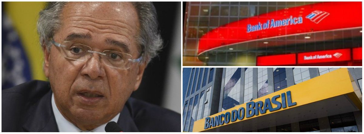 (Vídeo) Guedes diz nos EUA que entregará Banco do Brasil ao Bank of America