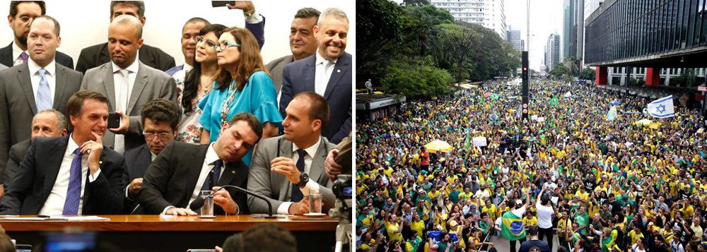 Depois de Bolsonaro, PSL evita participar de manifestações fascistas