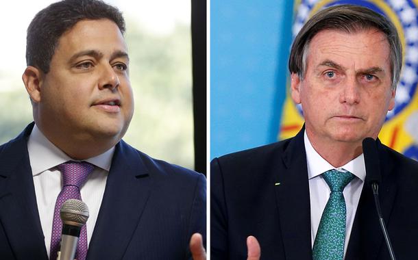 Felipe Santa Cruz e Jair Bolsonaro