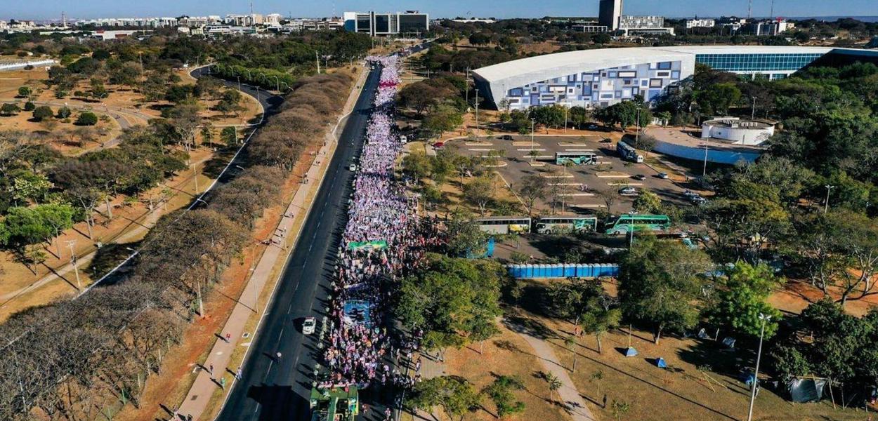 Marcha das Margaridas em Brasília (Foto: Mídia Ninja) Marcha das Margaridas em Brasília