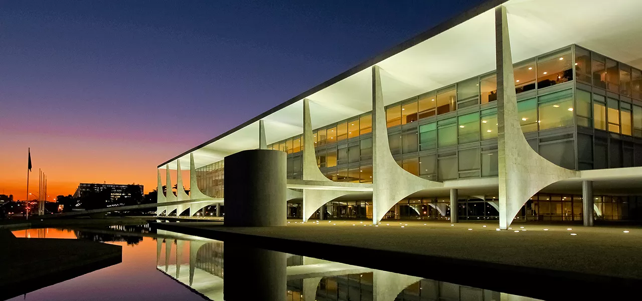 Fachada do Palácio do Planalto