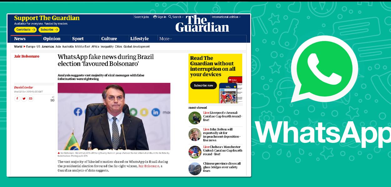 Estudo do Guardian revela dados sobre fake news do bolsonarismo