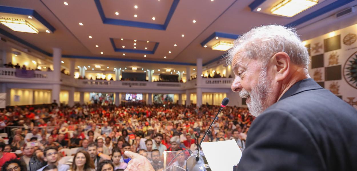 Lula no Congresso Nacional do PT
