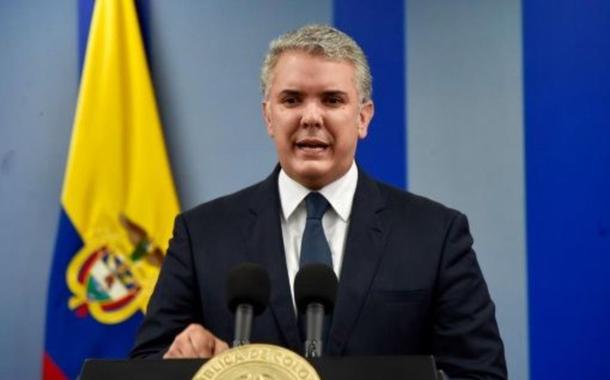 O presidente da Colômbia, Iván Duque