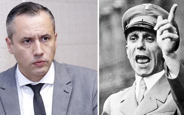 Roberto Alvim e Joseph Goebbels