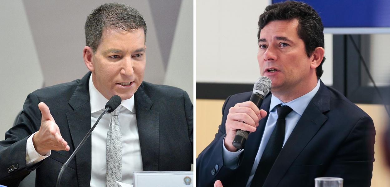 Glenn Greenwald e Sérgio Moro