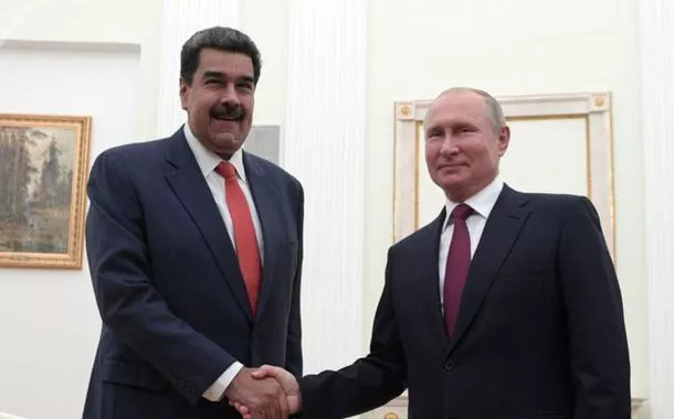 Putin parabeniza Maduro pela reeleição e diz que vitória na Venezuela "atende plenamente aos interesses de nossos povos"