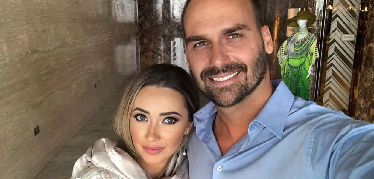 Heloísa e Eduardo Bolsonaro