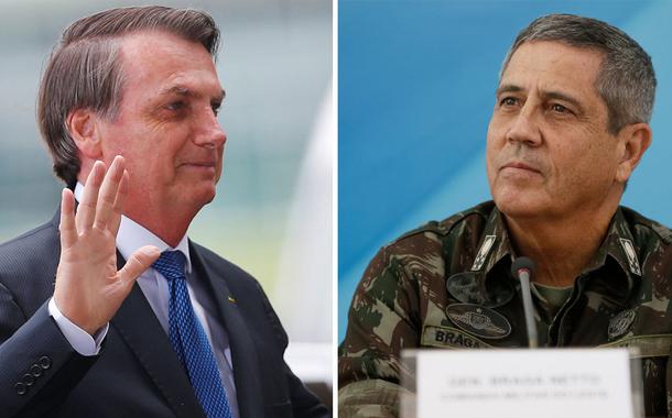 Jair Bolsonaro e General Braga Netto