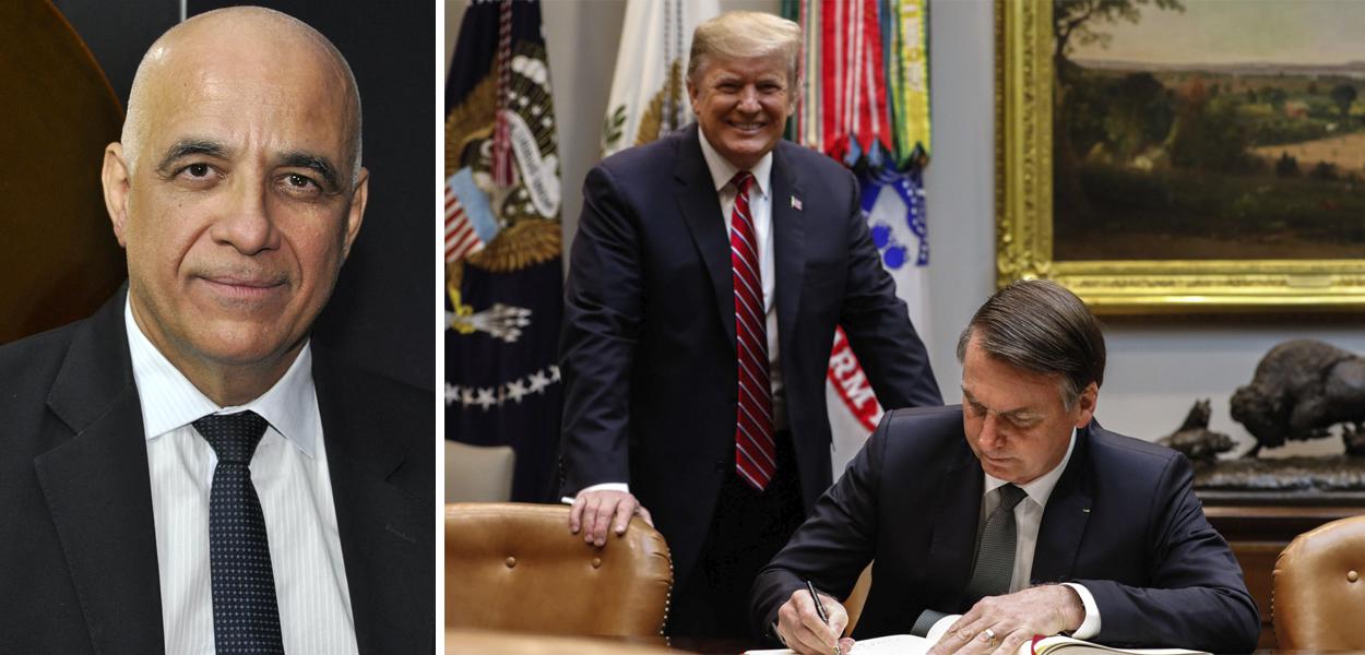 Jessé Souza, Donald Trump e Jair Bolsonaro Jessé Souza, Donald Trump e Jair Bolsonaro