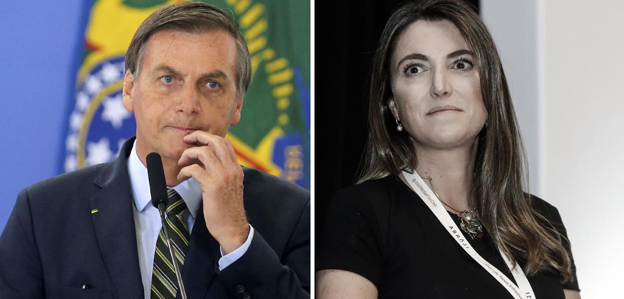 Jair Bolsonaro e Patricia Campos Mello