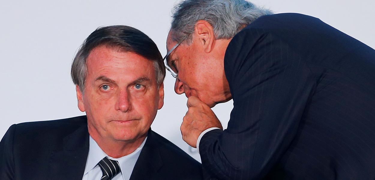 Jair Bolsonaro e ministro Paulo Guedes