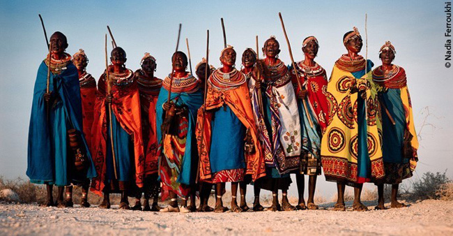 Mulheres samburu, do Quênia