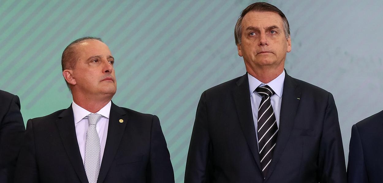 Onyx Lorenzoni e Jair Bolsonaro