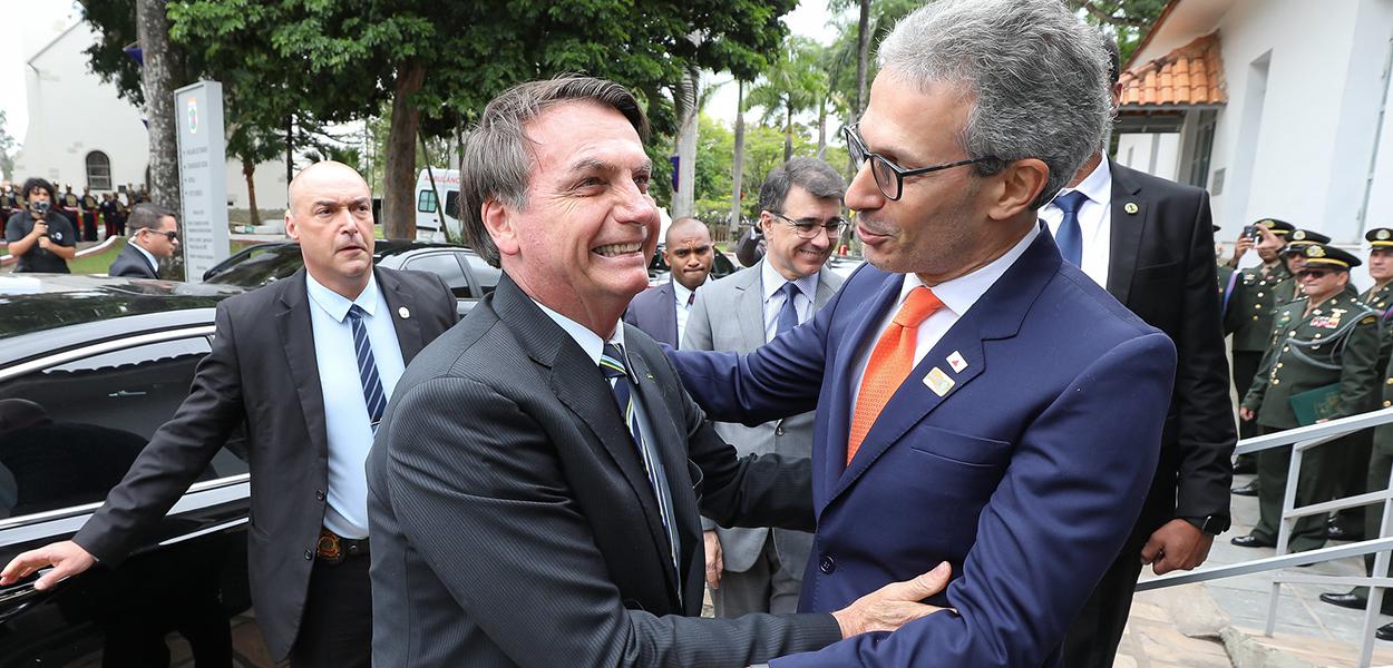 Jair Bolsonaro e Romeu Zema