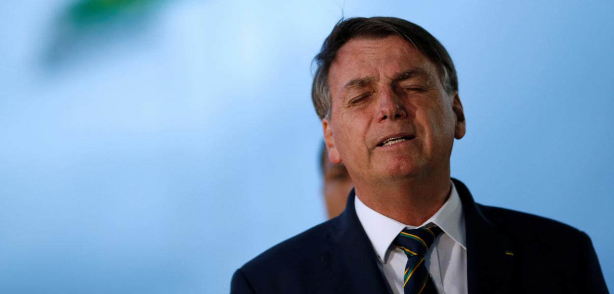 Presidente Jair Bolsonaro em Brasília 20/04/2020