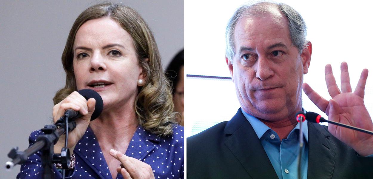 Gleisi critica baixaria de Ciro lamento que ele tenha feito