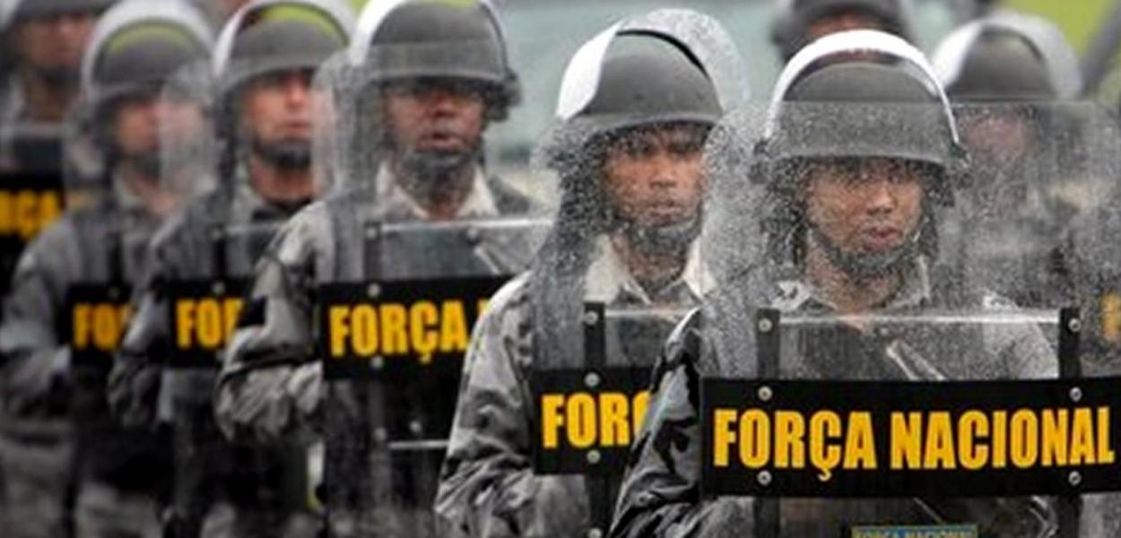 Força Nacional de Segurança (Foto: Reprodução/Ministério da Justiça) Força Nacional de Segurança