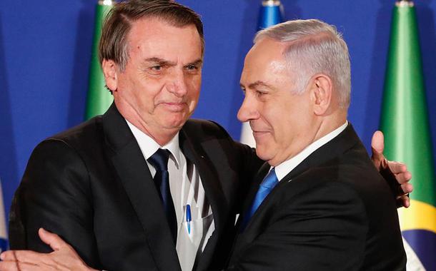 Jair Bolsonaro e Benjamin Netanyahu