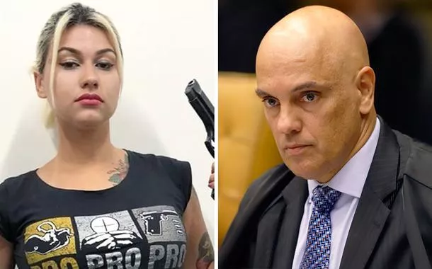 Sara Winter e Alexandre de Moraes