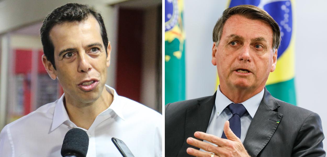 Renato Feder e Jair Bolsonaro