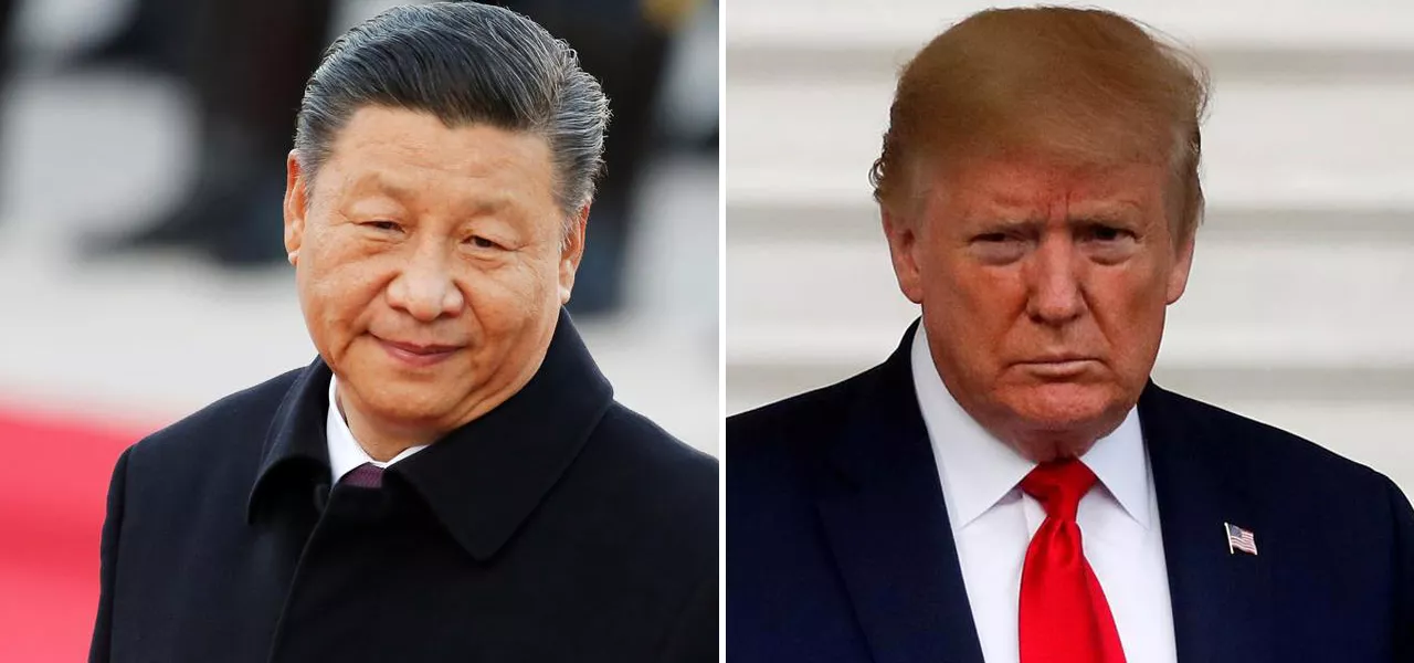 Xi Jinping e Trump.