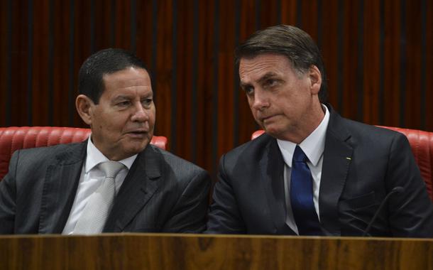 Hamilton Mourão e Jair Bolsonaro