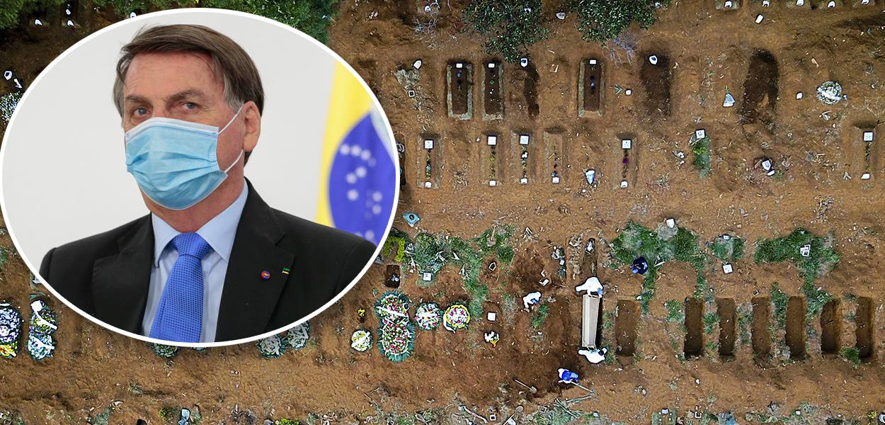 Jair Bolsonaro e cemitério Vila Formosa, em São Paulo. (Foto: REUTERS/Amanda Perobelli) Jair Bolsonaro e cemitério Vila Formosa, em São Paulo.