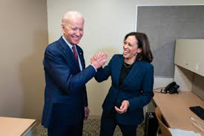 Kamala Harris e Joe Biden
