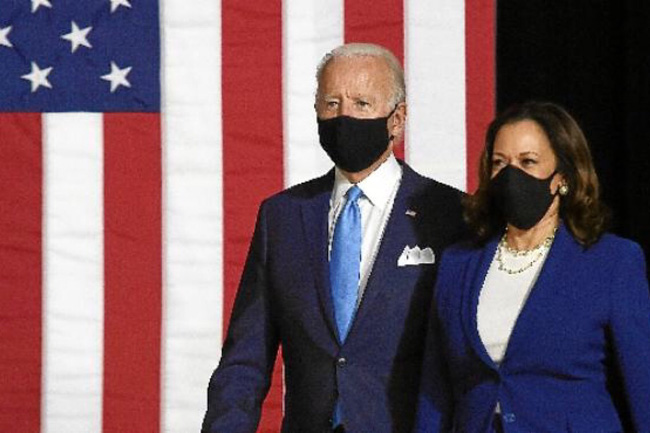 Joe Biden e sua vice Kamala Harris