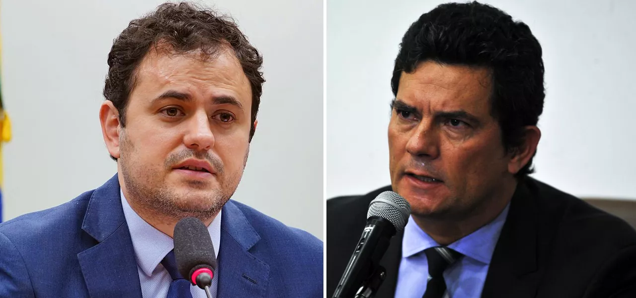 Glauber Braga (à esq.) e Sergio Moro